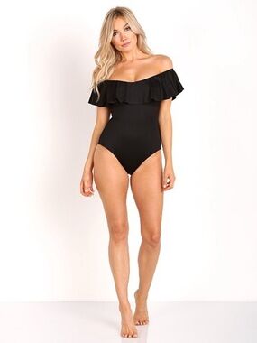 Eberjey So Solid Margarita One Piece Black